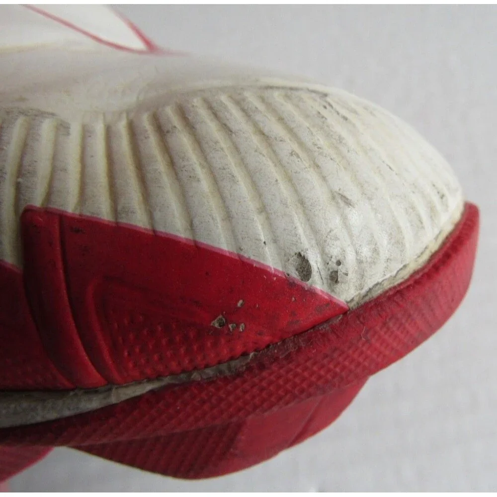 Nike Alpha Fast Flex White/Red Football/Baseball Cleats Size 9.5